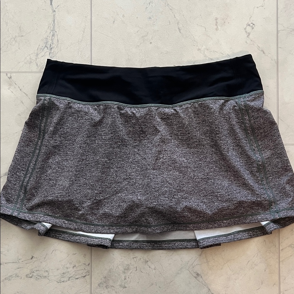 lululemon athletica Black and Gray Skirt